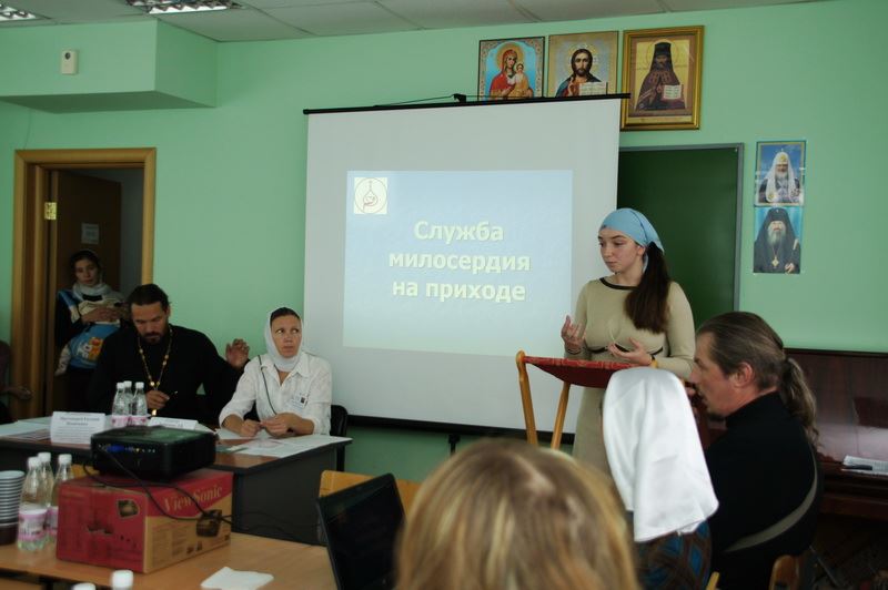 Один из первых назначенных в епархии социальных работников - Александра Тихонова