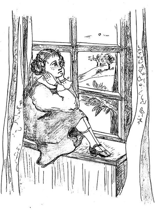 Поллианна рисунок для срисовки