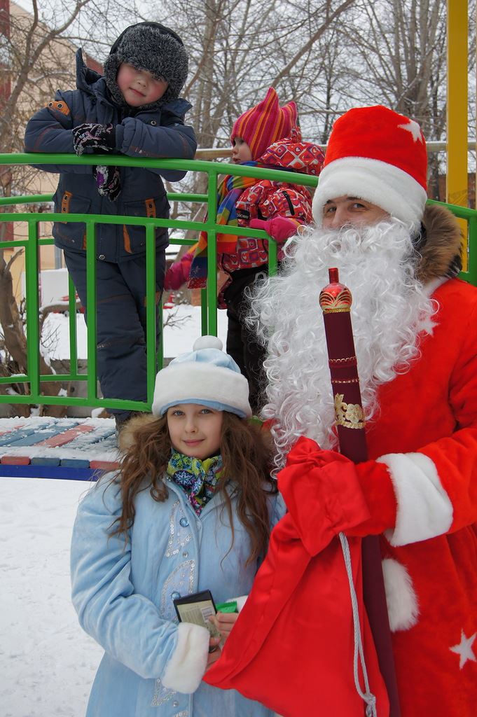 Самая юная Снегурочка Полина Казанцева