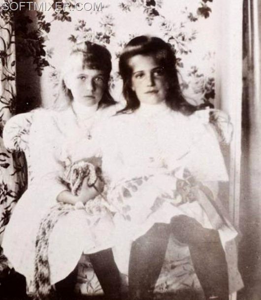 Великие Княжны Анастасия и Мария.