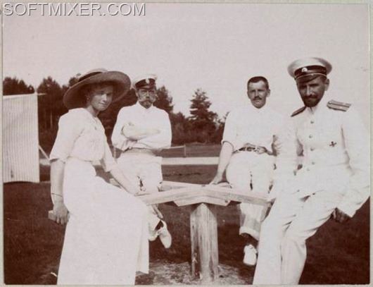 Великая Княжна Ольга и Павел Воронов, в которого Ольга была влюблена. 1912 год.