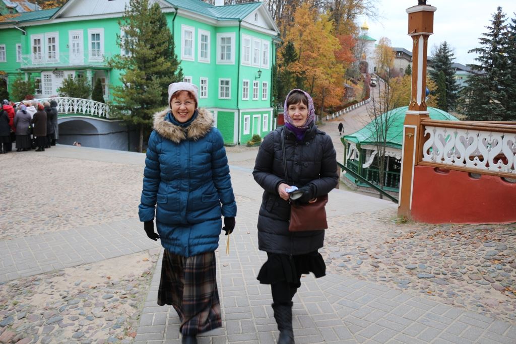 В паломнической поездке в Псковско-Печерский монастырь, 2014г.