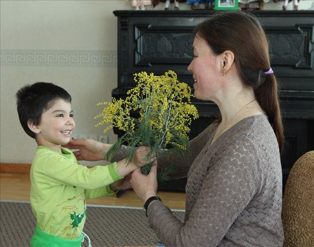 Цветы маме