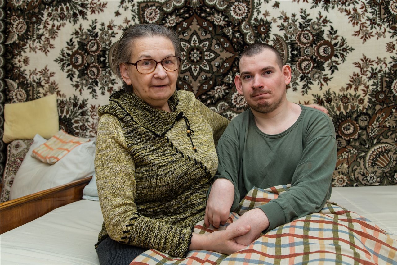 Татьяна Георгиевна с сыном Николаем