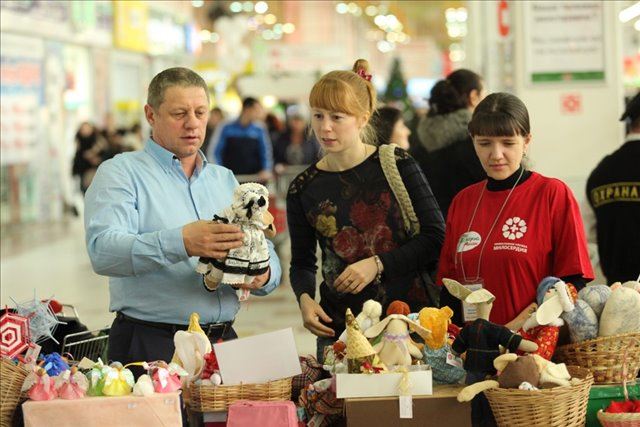Выставка в гипермаркете «Ашан»