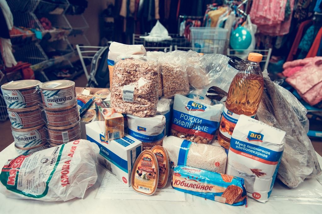 Состав продуктовых наборов