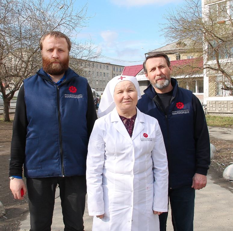 Дружная команда Автобуса милосердия