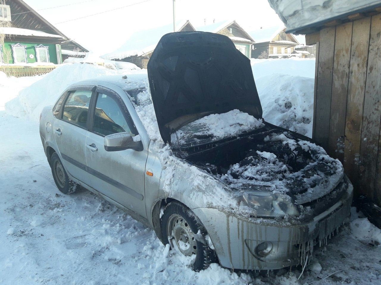 Машина сгорела и восстановлению не подлежит