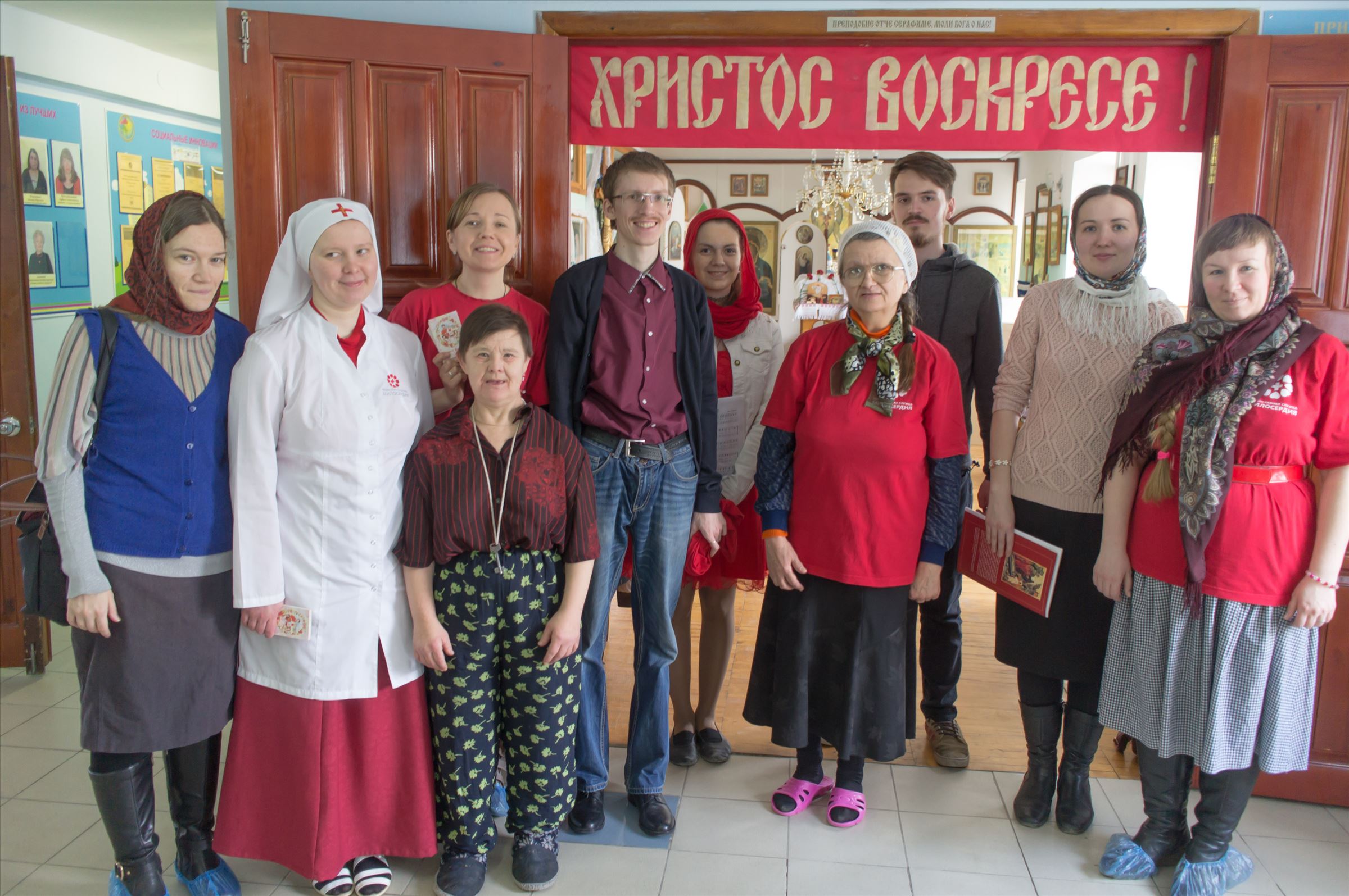 Поздравление в доме-интернате для пожилых и инвалидов