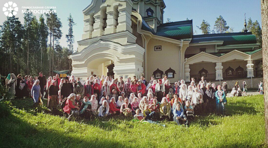 На Ганиной Яме после крестного хода