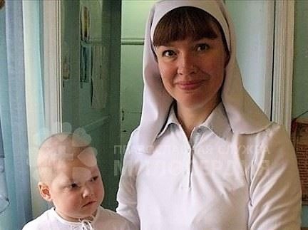 Сестра милосердия Елена Афанасьева