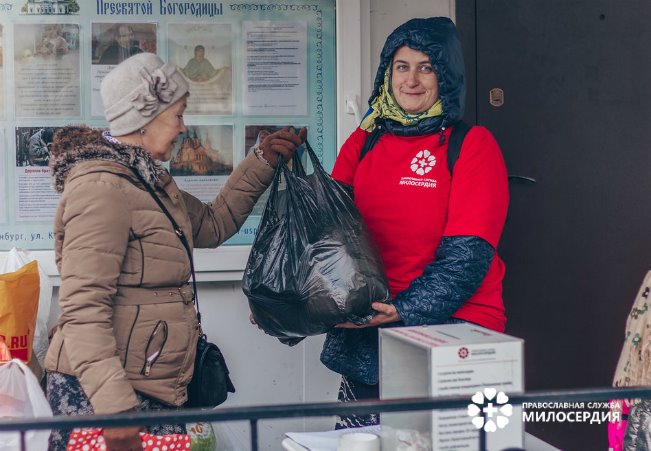 Добровольцев и горожан не испугали ни снег, ни ветер, ни холод