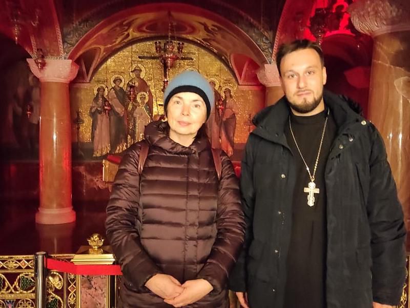 Надежда Валинурова и отец Алексей